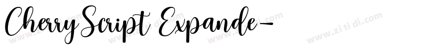 CherryScript Expande字体转换